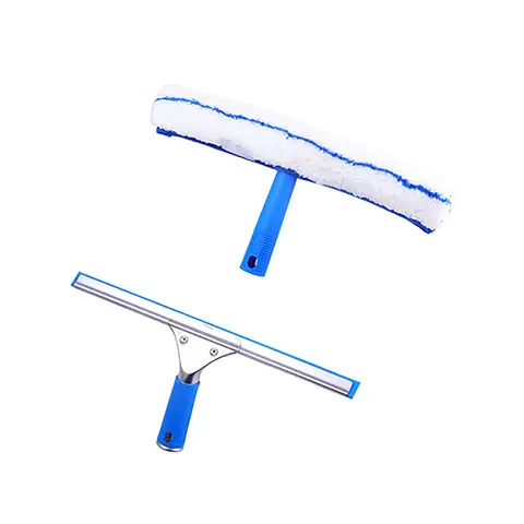 Raclette et lave-vitre duo microfibre